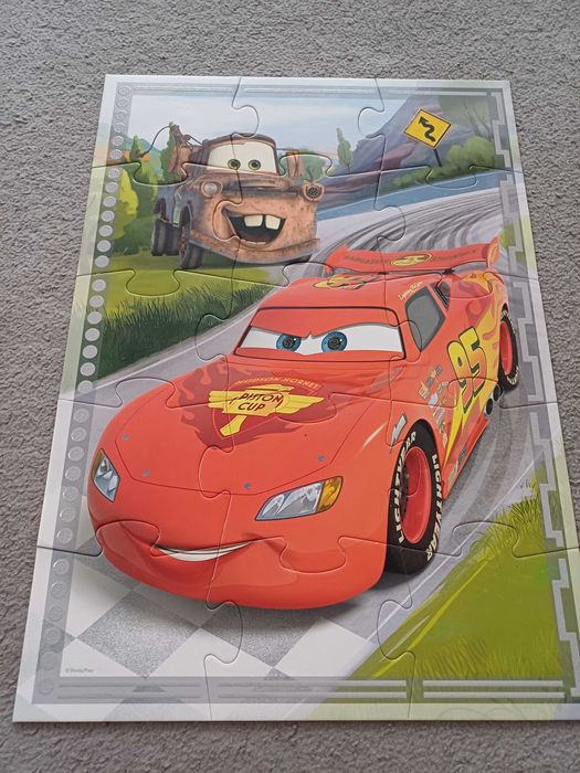 Puzzle sensoryczne Mc Queen