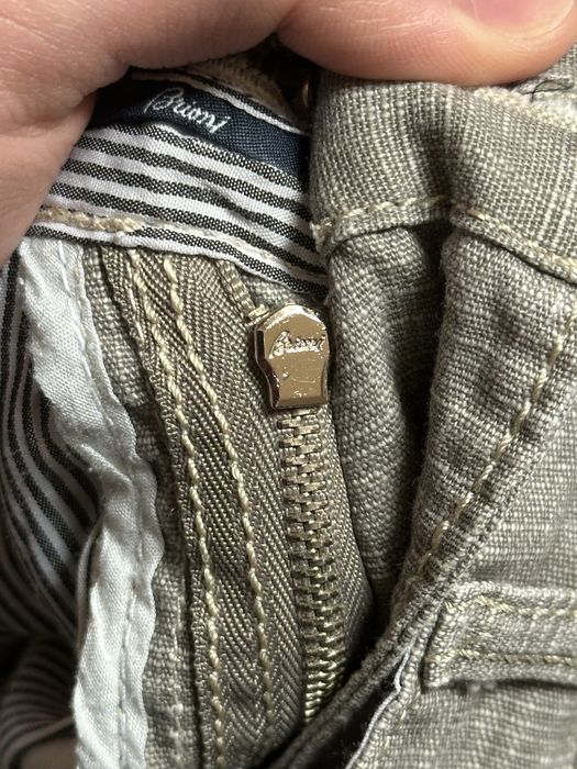 Brioni Big Logo Jeans Pants Джинсы с гербом оригинал