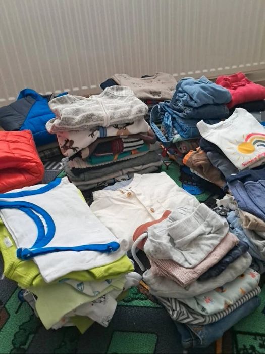 Ubranka chłopięce rozmiar 74/80