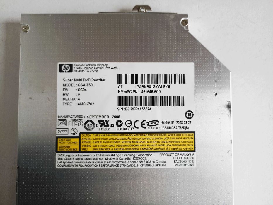 Napęd CD/DVD do laptopa HP Compaq 6730b stan bdb