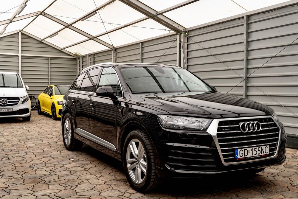 Q7 S-Line 7os I 2017r 3.0TDI w Pięknej Opcji I Salon Polska, 1 Właściciel i Gwarancja Audi