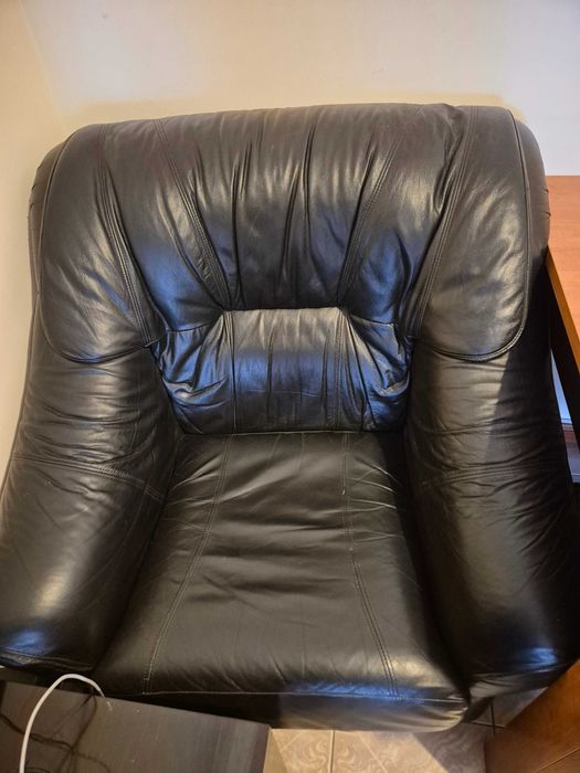 Cadeirão \ Sofa indivídual em pele