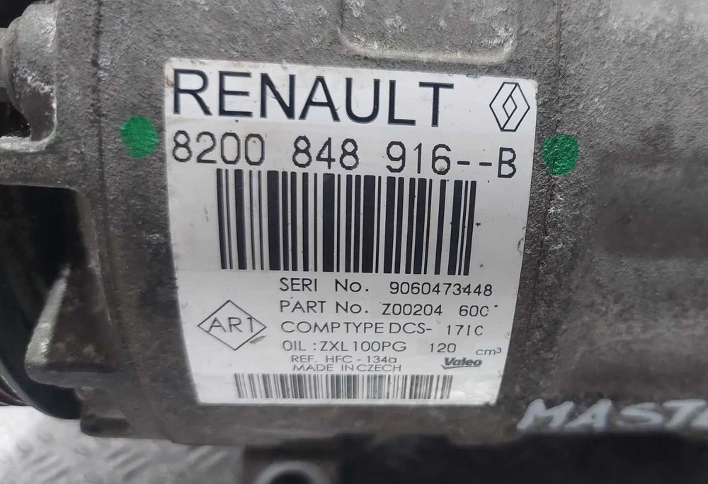 Компрессор кондиционера Меган Сценік kangoo trafic laguna clio renault  Перевірені на авто та з гарантією Компресор кондиціонера  рено