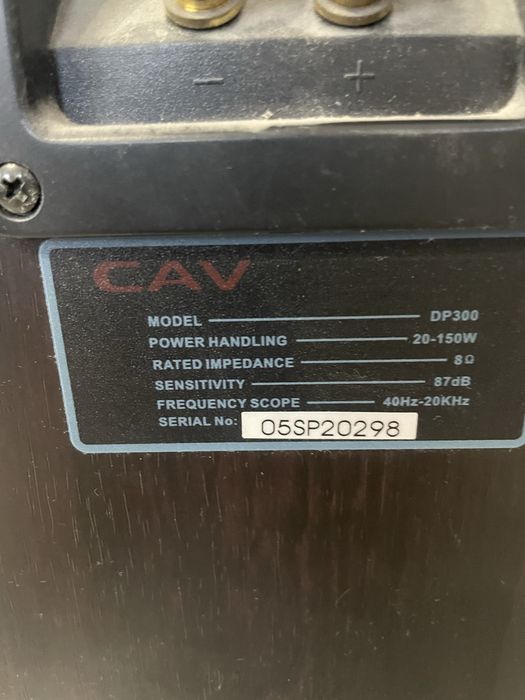 Продам аккстику под ресивер, 5.1 CAV dp 300