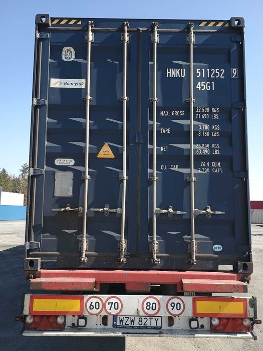 Kontener morski 40 HC, używany, magazynowy, 12metrów! Podwyższany