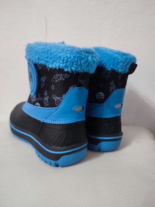 Nowe ocieplane futerkiem kozaki chłopięce CLEVÉ rozmiar 28