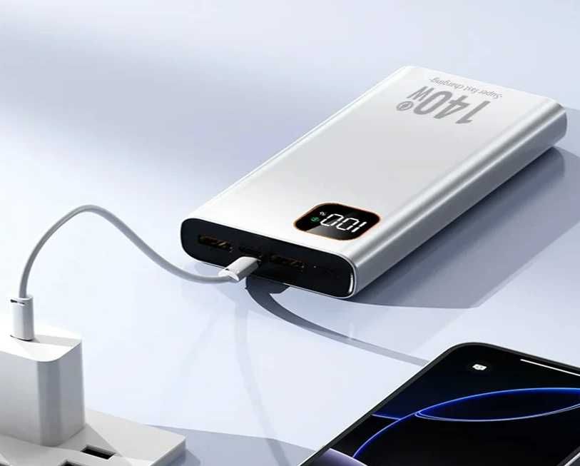 Повербанк Type-C PD VIVO 500000mAh 140W супербыстрая зарядка для всего (мощный павербанк)