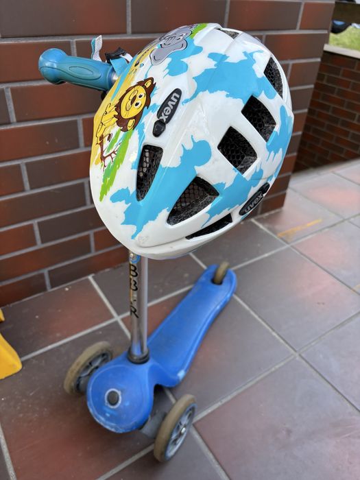 Kask rowerowy dziecięcy UVEX Kid 2 dla dziecka w zwierzatka