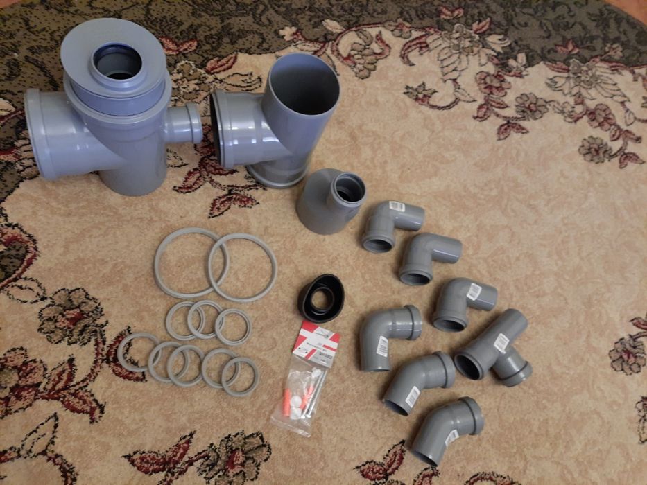 Продам новые пластиковые материалы для канализации