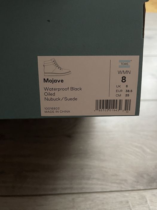 Черевики toms mojave waterproof, чоботи, боти, оригінал