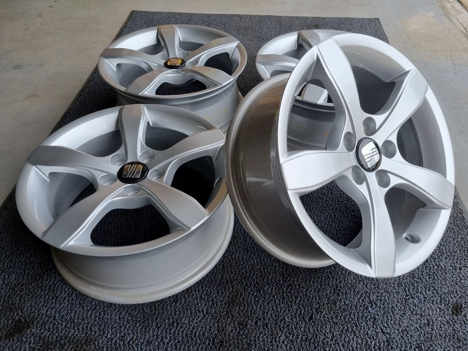 Seat 15" Nowe Felgi aluminiowe 5x100 Leon Ibiza Cordoba Toledo