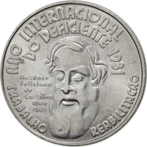 Portuguese Coins - 25$ Escudos (International Year of Disabled Persons)