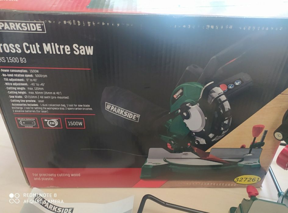 НОВА торцовка по дереву с Германии Parkside PKS 1500/пила торцовая