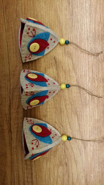 Komplet, filc, rękodzieło