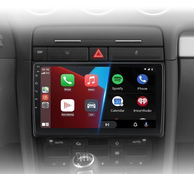 Audi A4 B6 B7 2000–2009 – Radio Android 15 9” CarPlay Android Auto 6GB/128GB GPS Nawigacja Stacja Multimedialna WiFi Bluetooth DSP 4G LTE PL