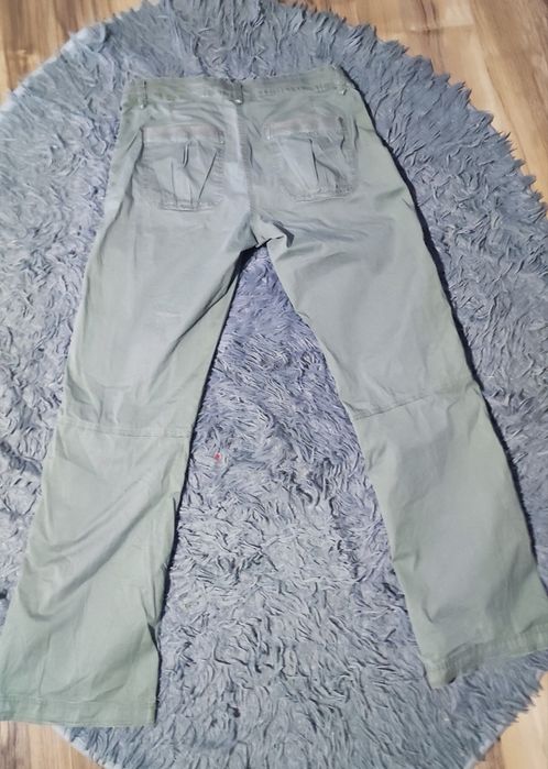 Spodnie cargo zielone