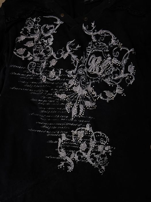 чорний лонгслів dolce & gabbana