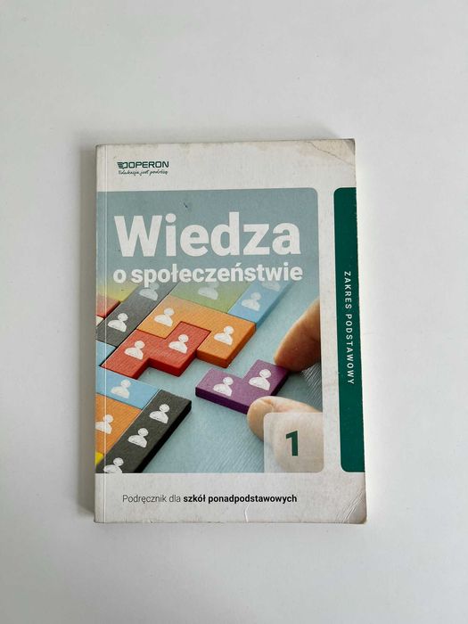 Wiedza o społeczeństwie 1 - podręcznik OPERON