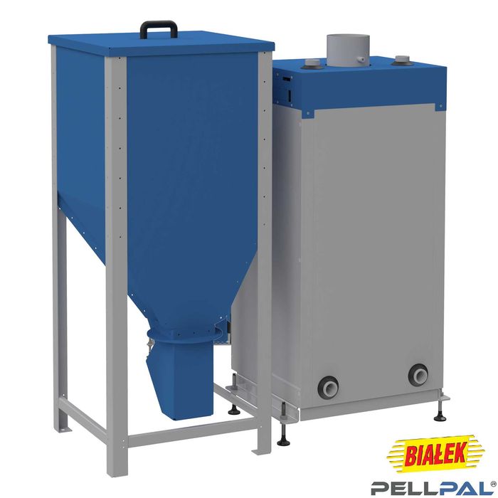 KOCIOŁ Piec z podajnikiem na pellet 12KW PELLPAL DOTACJA 100-150m2