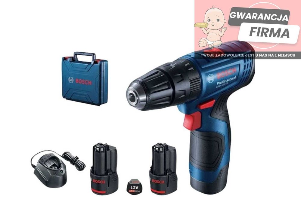 akumulatorowa wiertarko-wkrętarka GSR 120-LI | NOWA |