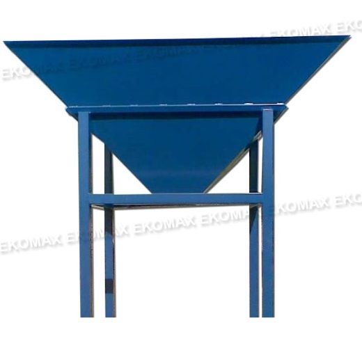 Kosz zasypowy z zasuwą