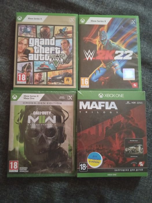 Диск xbox series xbox one call of duty mafia the old country Xbox seri