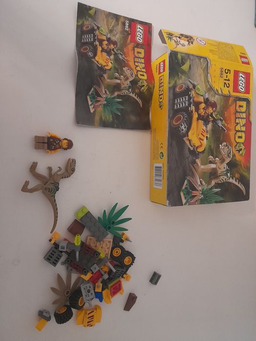 Klocki Lego 5882 Dino pudełko i instrukcjia