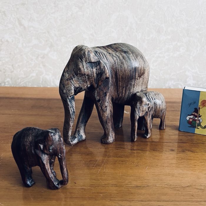 Фигурка Статуэтка Слон деревянный Сувенир Подарок