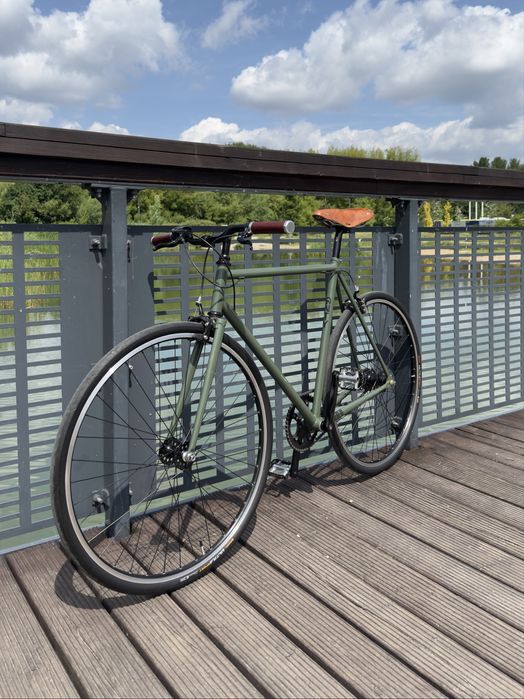 Rower single speed z piastą planetarną na stalowej ramie 56cm