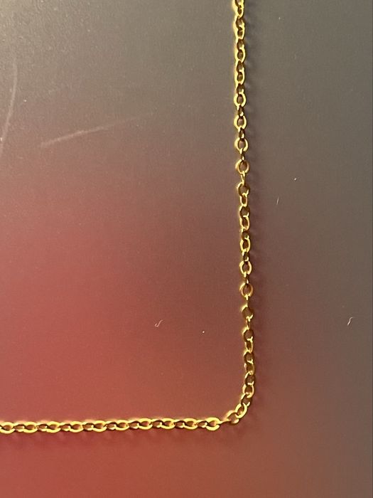 Colar chain banhado a ouro 14k