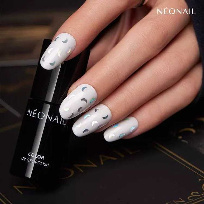 Neonail - Przezroczysty lakier hybrydowy z księżycami Mystic Moon