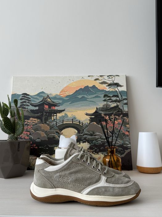 Кросівки Prada Linea Rossa Suede Trainers