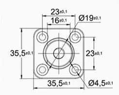 Клема прохідна 200А М8 2шт з кришкою для акумуляторів lifepo4