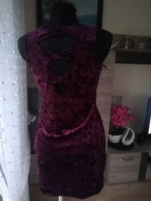 Dłuższa bluzka tunika z ozdobnymi kokardkami New Look r. 44 40 42