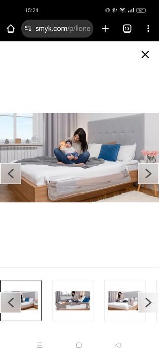 Barierka ochronna na lóżko