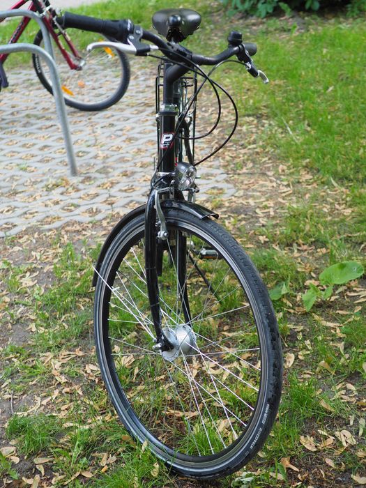 Rower miejski dynamo w piascie shimano nexus