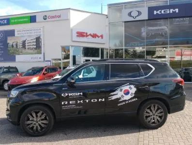 SsangYong/KGM Rexton 2.2 202KM BLACK EDITION 4WD AT 7-osob, skóry, szyber - JAK NOWY !!!