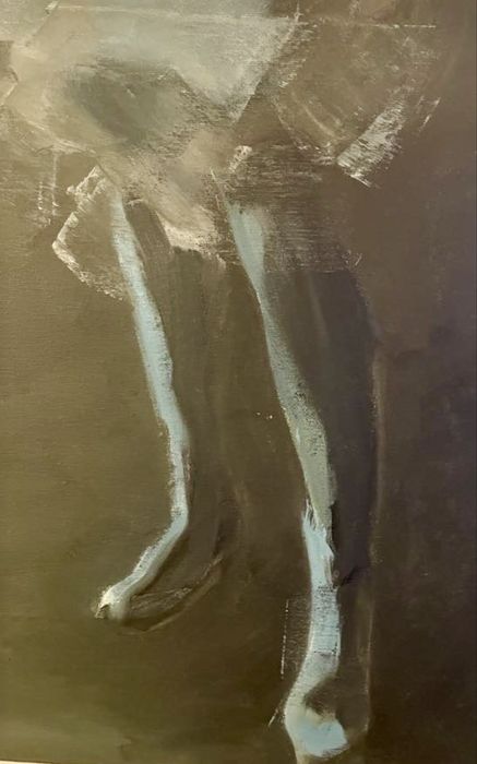 Obraz olejny na płótnie 90x60 cm kobieta