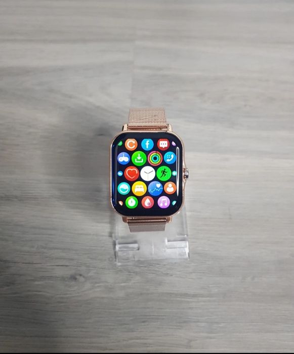 Smartwatch złoty komplet nowy