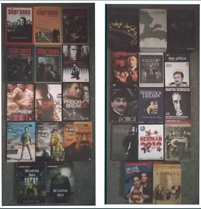 Lote 163 DVD's Originais (LOTE 44)