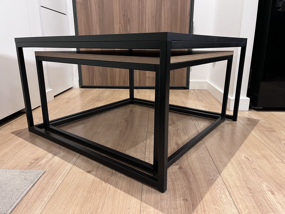 Loftowe stoliki kawowe