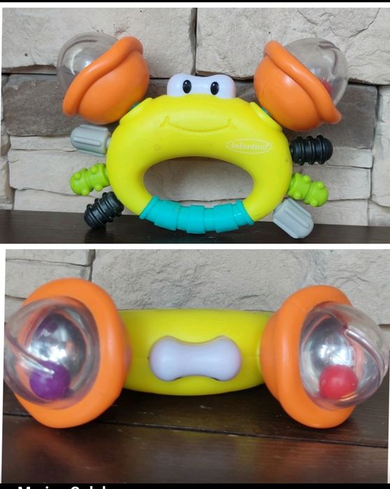 Телефон Fisher Price, брязкальце та пірамідка