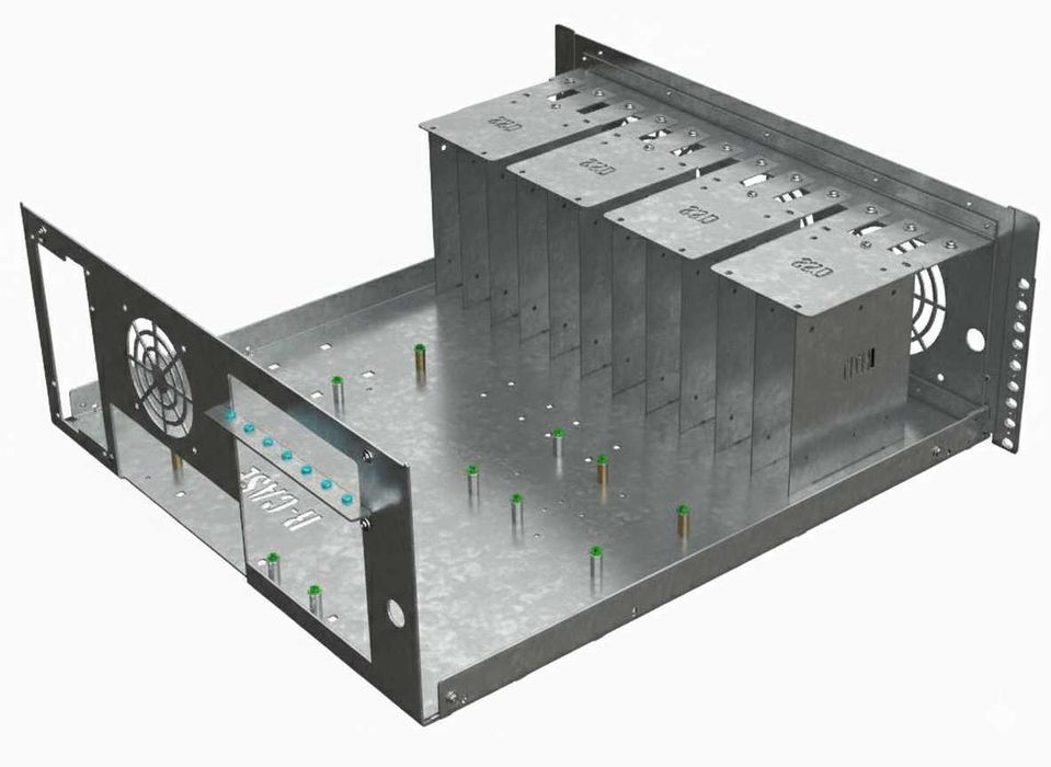 Obudowa serwerowa RACK 19" - R-CASE 6 ATX RAW (ocynk) 12xHDD , 4xSSD