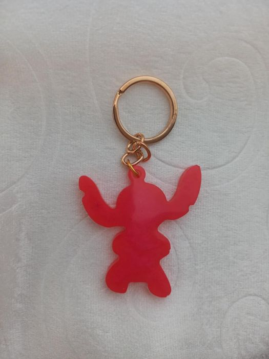 Porta - chaves resina epóxi Stitch