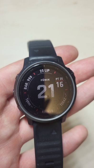 Garmin fenix 6s pro sapphire DLC mapy topo