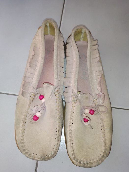 Mocassins rosa claro