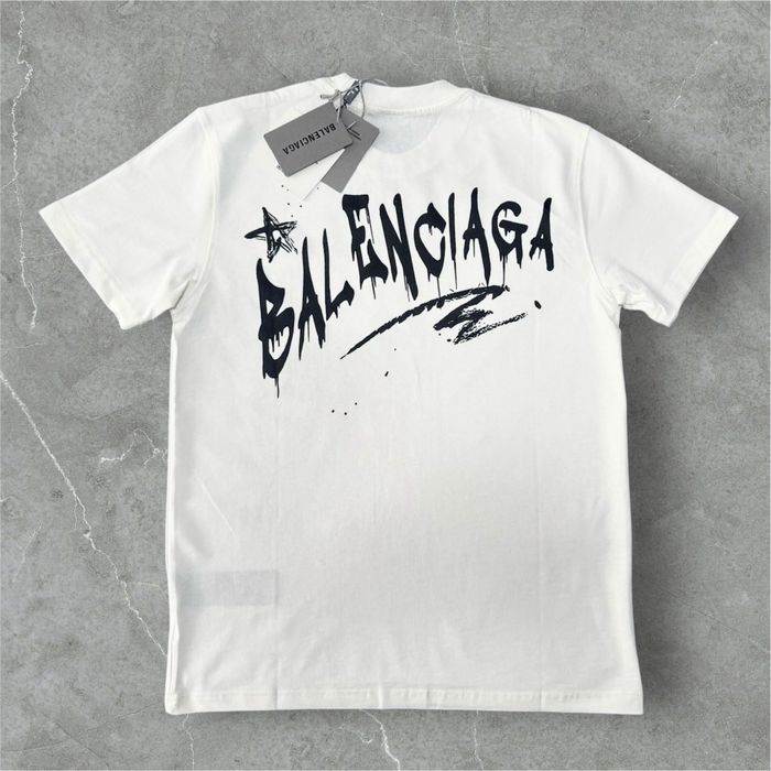 T-shirt męski koszulka BALENCIAGA BIAŁA S