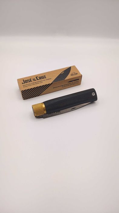 Navalha Inox Merendeira Ébano José da Cruz | Artesanal Portuguesa