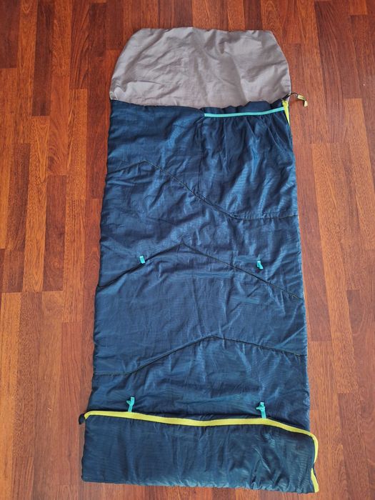 Śpiwór dla dzieci, 3 długości, Decathlon, Quechua MH100 Junior 10st.C