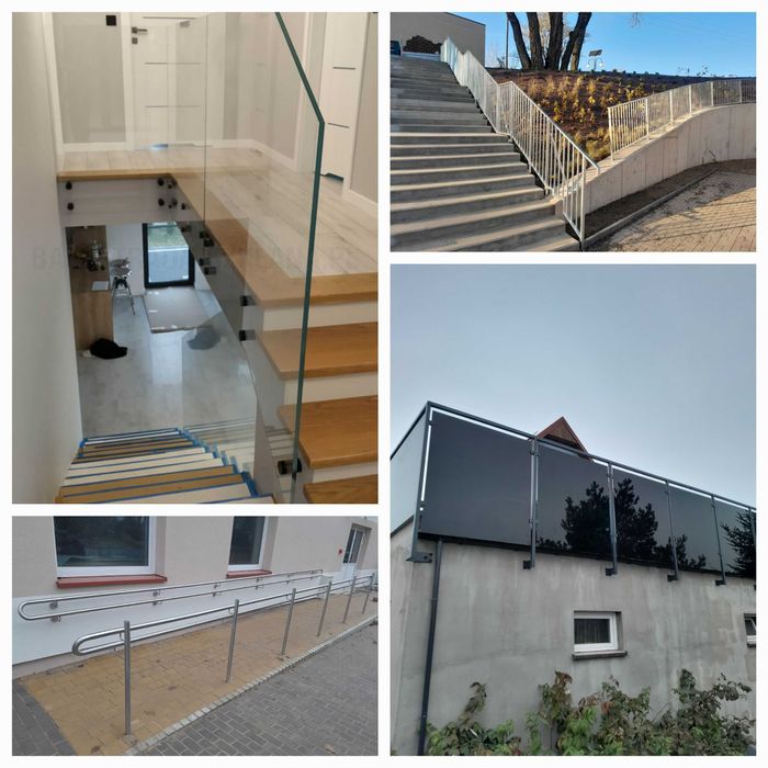Balustrady, schody ,ogrodzenia,   konstrukcje stalowe. DARMOWA WYCENA!